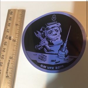 Starwars Babu Frick ILM VFX STARWARS CAST and CREW sticker